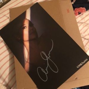 ariana grande signed litho